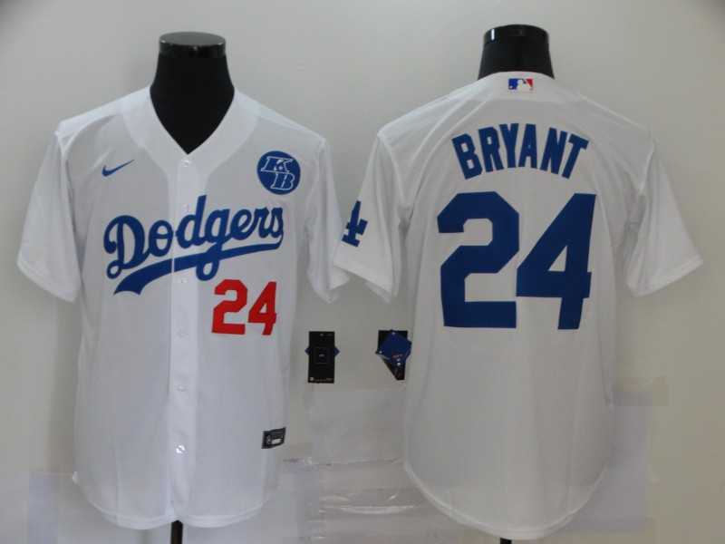 Dodgers 24 Kobe Bryant White 2020 Nike KB Cool Base Jersey,We sell and wholesale Dodgers 24 Kobe Bryant White 2020 Nike KB Cool Base Jersey on line form chian!